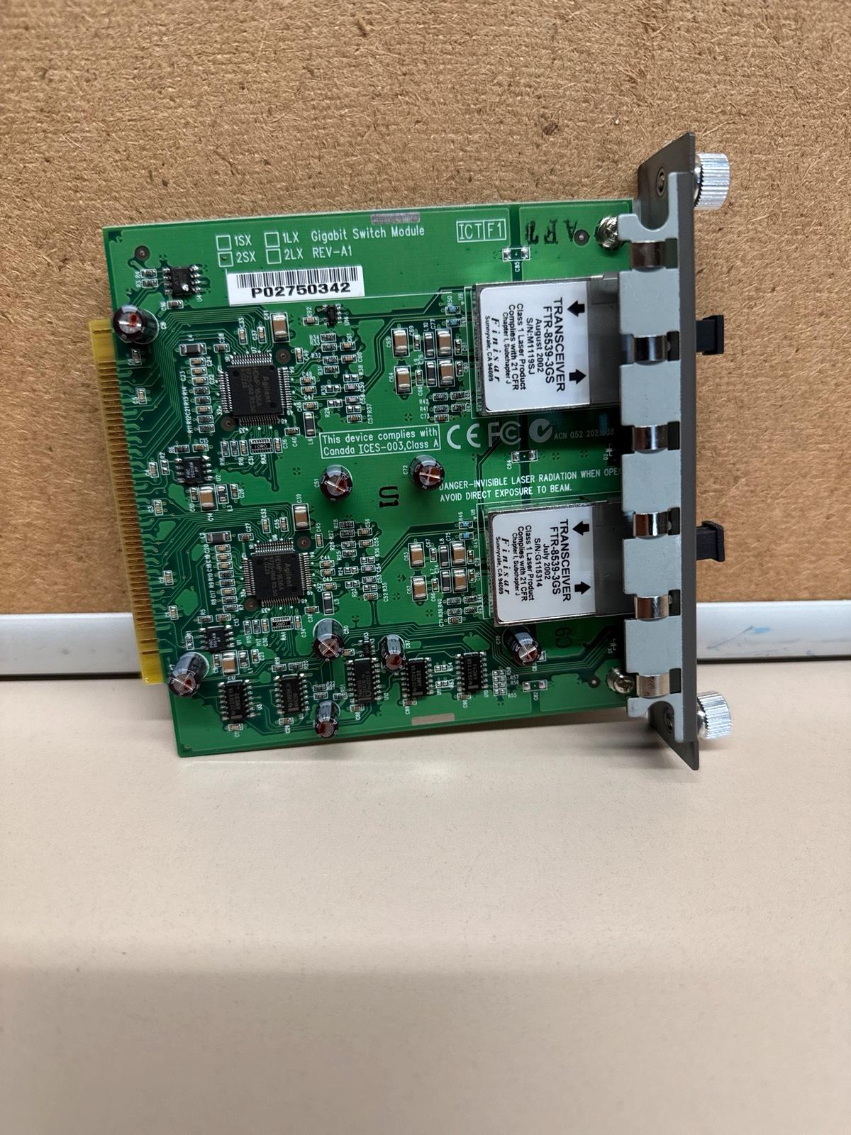Gigabit Switch Module 2SX Multimode mit Transceivern TRJ-85B-S35