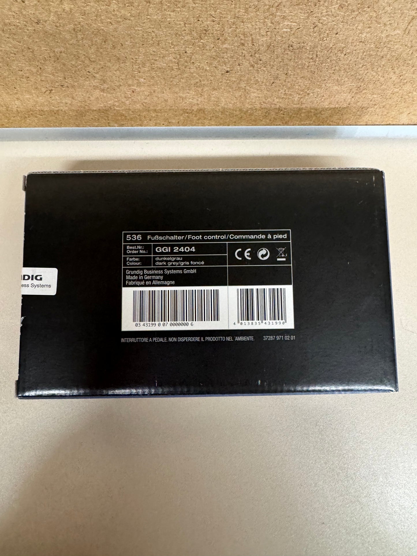 Grundig Foot control GGI 2404 darkgrey