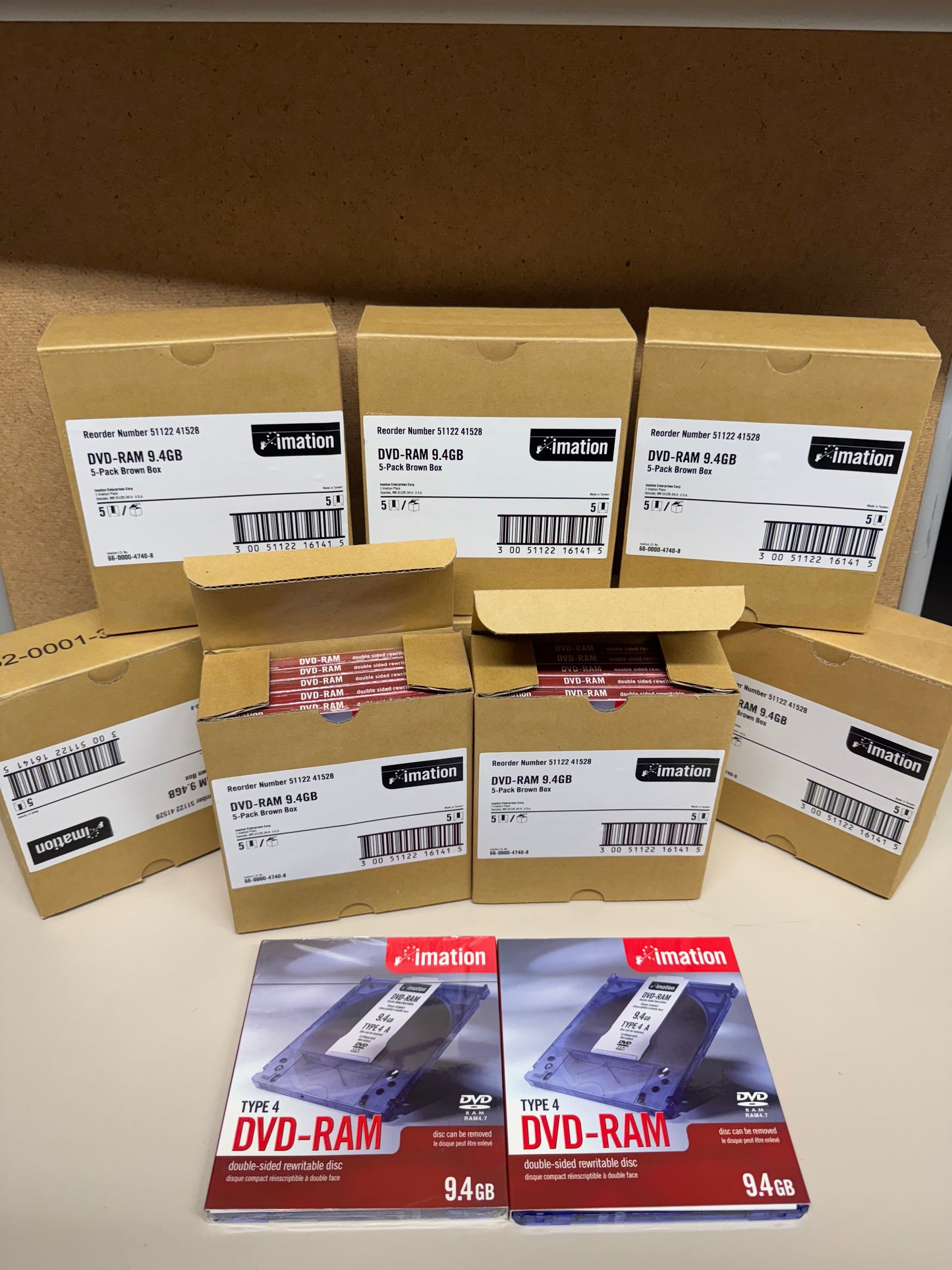 Type 4 DVD-RAM imation 9.4 GB