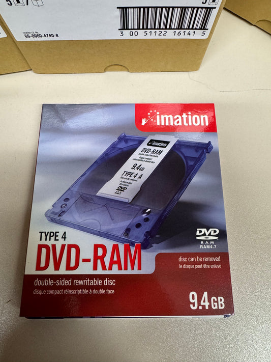 Type 4 DVD-RAM imation 9.4 GB