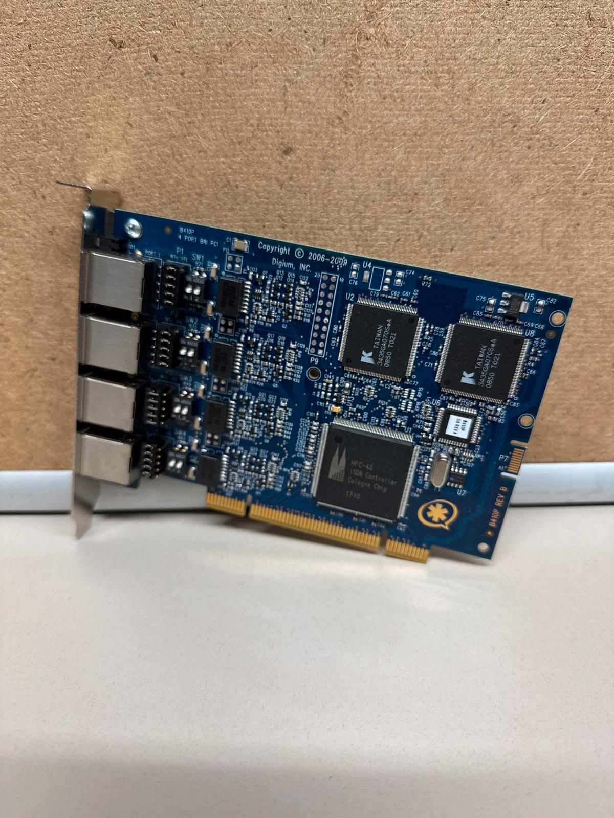 Digium B410P Rev B BRI PCI Card